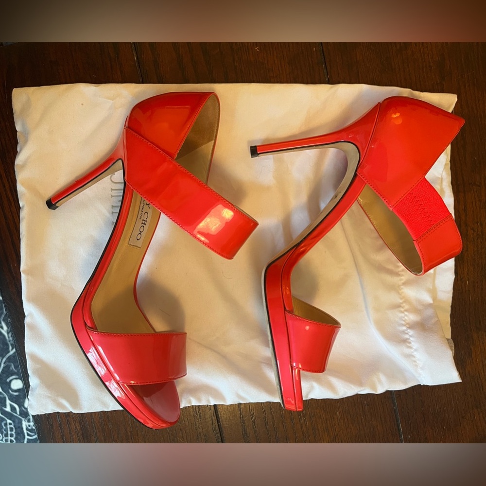 Jimmy Choo Alana size 38.5 hot pink